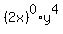 %282x%29%5E0%2Ay%5E4