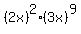 %282x%29%5E2%2A%283x%29%5E9