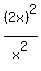 %282x%29%5E2%2Fx%5E2