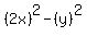 %282x%29%5E2+-+%28y%29%5E2