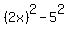 %282x%29%5E2-5%5E2