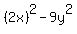 %282x%29%5E2-9y%5E2