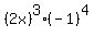 %282x%29%5E3%2A%28-1%29%5E4