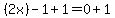 %282x%29-1%2B1=0%2B1