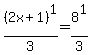 %282x%2B1%29%5E1%2F3=8%5E1%2F3