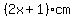 %282x%2B1%29cm