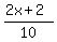 %282x%2B2%29%2F10