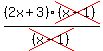 %282x%2B3%29cross%28%28x-1%29%29%2Fcross%28%28x-1%29%29