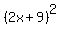 %282x%2B9%29%5E2