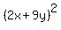 %282x%2B9y%29%5E2