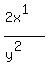 %282x%5E1%29%2F%28y%5E%282%29%29