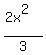 %282x%5E2%29%2F3