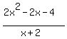 %282x%5E2-2x-4%29%2F%28x%2B2%29