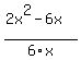 %282x%5E2-6x%29%2F6x