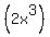 %282x%5E3%29
