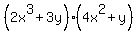 %282x%5E3%2B3y%29%2A%284x%5E2%2By%29