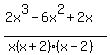 %282x%5E3-6x%5E2%2B2x%29%2F%28x%28x%2B2%29%28x-2%29%29