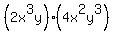 %282x%5E3y%29%284x%5E2y%5E3%29