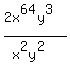 %282x%5E64y%5E3%29%2F%28x%5E2y%5E2%29