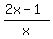 %282x-1%29%2Fx
