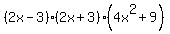 %282x-3%29%282x%2B3%29%284x%5E2%2B9%29