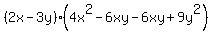 %282x-3y%29%284x%5E2-6xy-6xy%2B9y%5E2%29