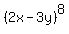 %282x-3y%29%5E8