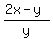 %282x-y%29%2Fy