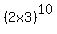 %282x3%29%5E10