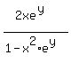 %282xe%5Ey%29%2F%281+-+x%5E2%2Ae%5Ey%29