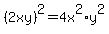 %282xy%29%5E2=4x%5E2%2Ay%5E2