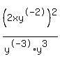 %282xy%5E-2%29%5E2%2F%28y%5E-3%2Ay%5E3+%29