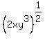 %282xy%5E3%29%5E%281%2F2%29