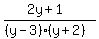 %282y%2B1%29%2F%28%28y-3%29%28y%2B2%29%29
