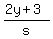 %282y%2B3%29%2Fs
