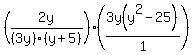 %282y%2F%283y%29%28y%2B5%29%29%2A%283y%28y%5E2-25%29%2F1%29