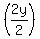 %282y%2F2%29%29