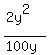 %282y%5E2%29%2F%28100y%29