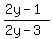 %282y-1%29%2F%282y-3%29+