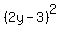 %282y-3%29%5E2