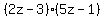 %282z-3%29%285z-1%29