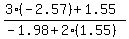 %283%28-2.57%29%2B1.55%29%2F%28-1.98%2B2%281.55%29%29