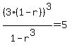 %283%281-r%29%29%5E3%2F%281-r%5E3%29=5
