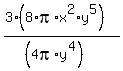 %283%288%2Api%2Ax%5E2%2Ay%5E5%29%29%2F%28%284pi%2Ay%5E4%29%29