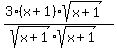 %283%28x%2B1%29sqrt%28x%2B1%29%29%2F%28sqrt%28x%2B1%29sqrt%28x%2B1%29%29
