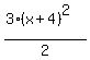 %283%28x%2B4%29%5E2%29%2F2