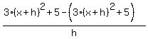 %283%28x%2Bh%29%5E2%2B5-%283%28x%2Bh%29%5E2%2B5%29%29%2Fh