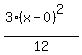 %283%28x-0%29%5E2%29%2F12