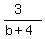 %283%29%2F%28b%2B4%29