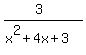 %283%29%2F%28x%5E2%2B4x%2B3%29